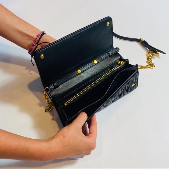 SOLD!Brand New MIU MIU Black Wallet on Chain - Picture 7 of 9